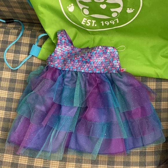 💕 Preloved Build A Bear Clothing Lot And Drawstring Bag - Picture 7 of 10